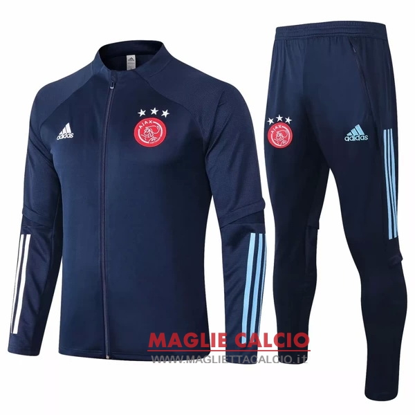 nuova ajax set completo blu navy giacca 2020-2021