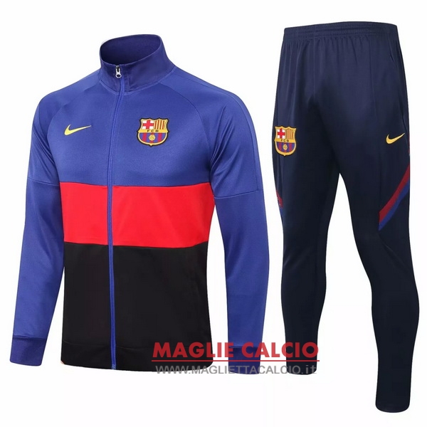 nuova barcelona set completo blu rosso nero giacca 2020-2021