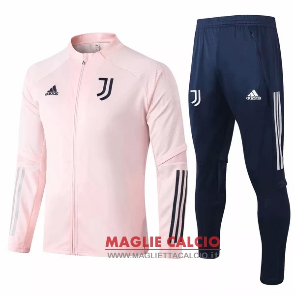 nuova juventus set completo rosa giacca 2020-2021