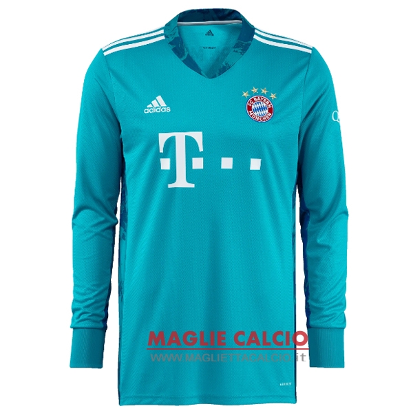 nuova magliette manica lunga portiere bayern munich 2020-2021 blu