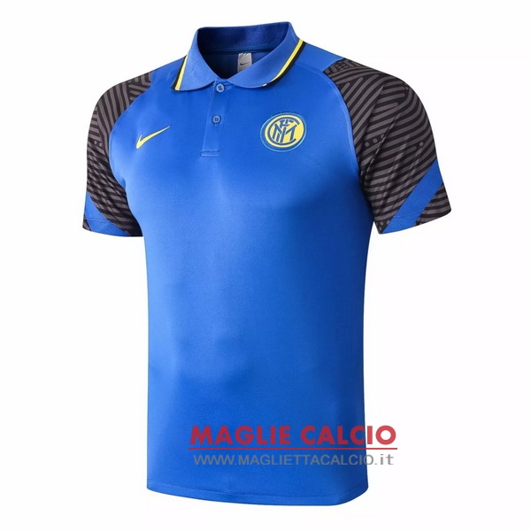 inter de milan blu magliette polo nuova 2020-2021