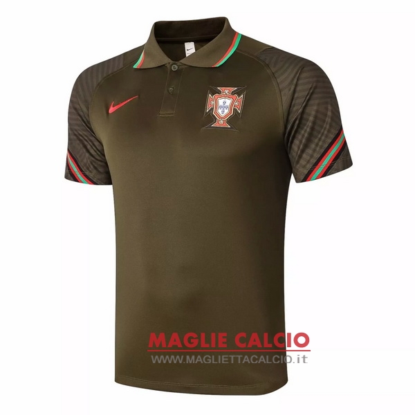 portugal marron magliette polo nuova 2020