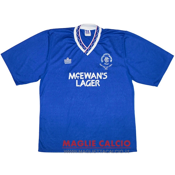 nuova prima magliette rangers retro 1992