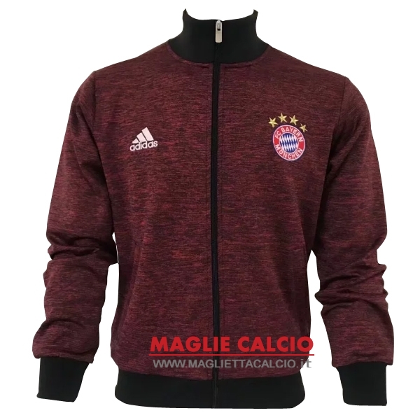 bayern monaco rosso navy nuova giacca 2017-2018