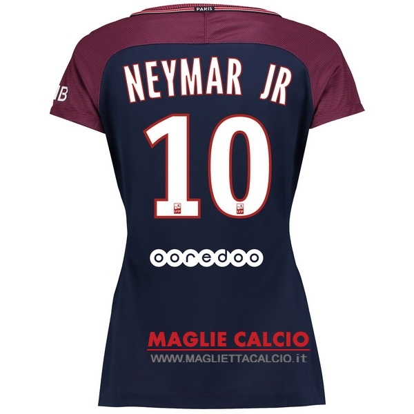 nuova maglietta donna paris saint germain 2017-2018 neymar JR 10 Prima