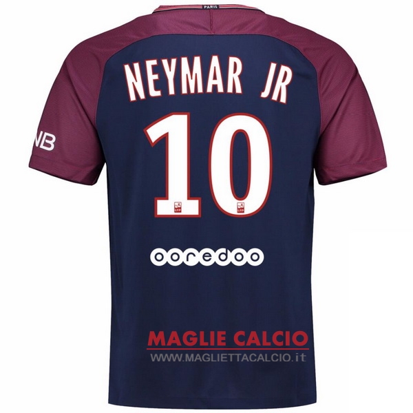 nuova maglietta paris saint germain 2017-2018 neymar jr 10 prima