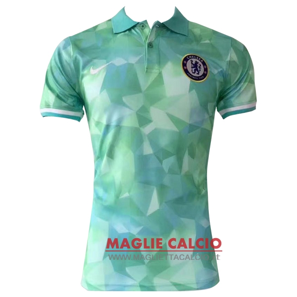 chelsea verde verde magliette polo nuova 2017-2018