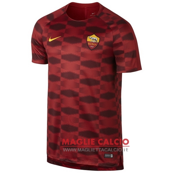 nuova magliette as roma formazione 2017-2018 rosso