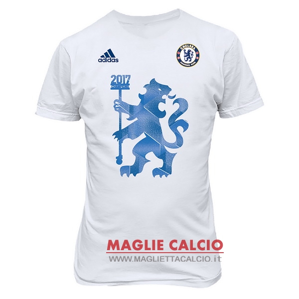 nuova magliette chelsea formazione 2017-2018 bianco