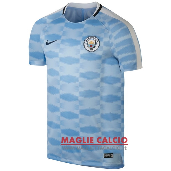 nuova magliette manchester city formazione 2017-2018 blu luce