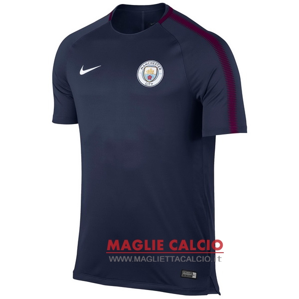 nuova magliette manchester city formazione 2017-2018 blu navy