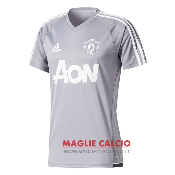 nuova formazione divisione magliette manchester united 2017-2018 grigio luce