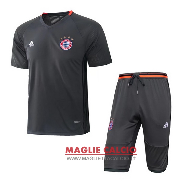 nuova formazione set completo divisione magliette bayern munich 2017-2018 grigio