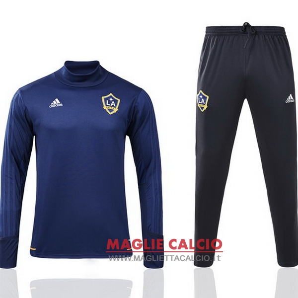 nuova los angeles galaxy insieme completo blu giacca 2017-2018