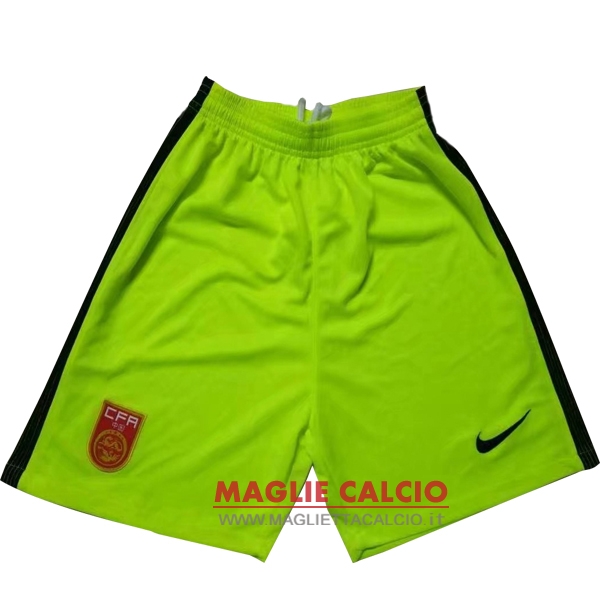 pantaloncini portiere china verde 2017