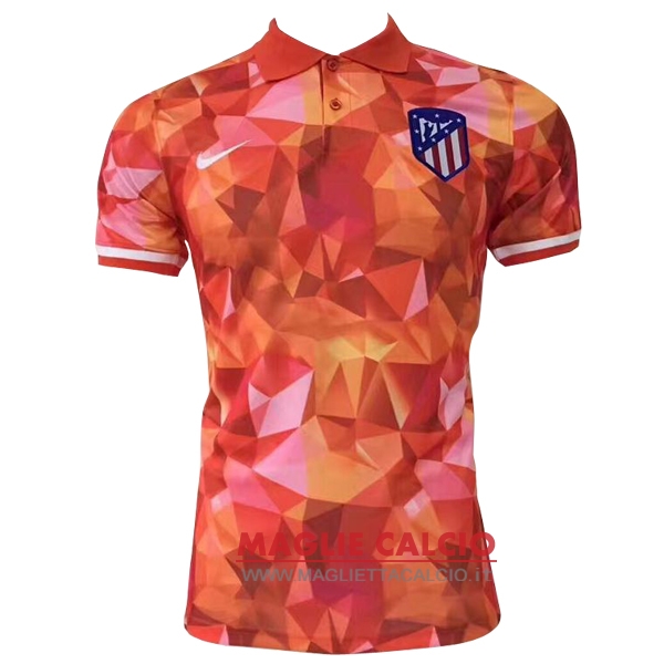 atlético de madrid arancione magliette polo nuova 2017-2018