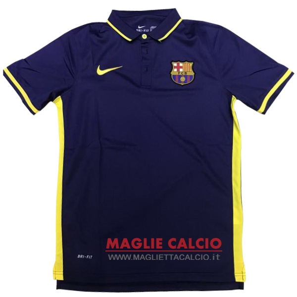 barcelona blu giallo magliette polo nuova 2017-2018
