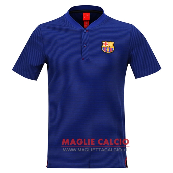 barcelona blu magliette polo nuova 2017-2018