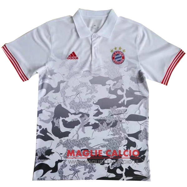 bayern munich grigio magliette polo nuova 2017-2018