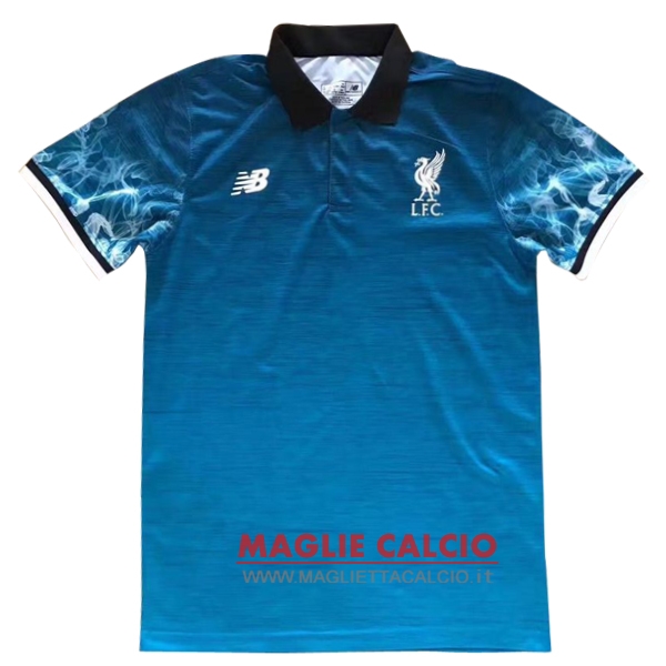 liverpool blu magliette polo nuova 2017-2018