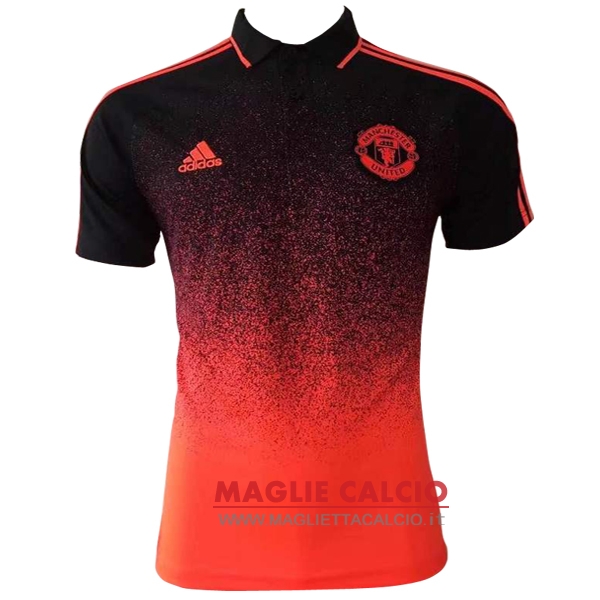 manchester united arancione magliette polo nuova 2017-2018