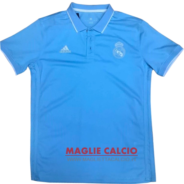 real madrid blu magliette polo nuova 2017-2018