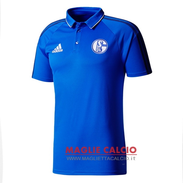 FC schalke 04 blu magliette polo nuova 2017-2018