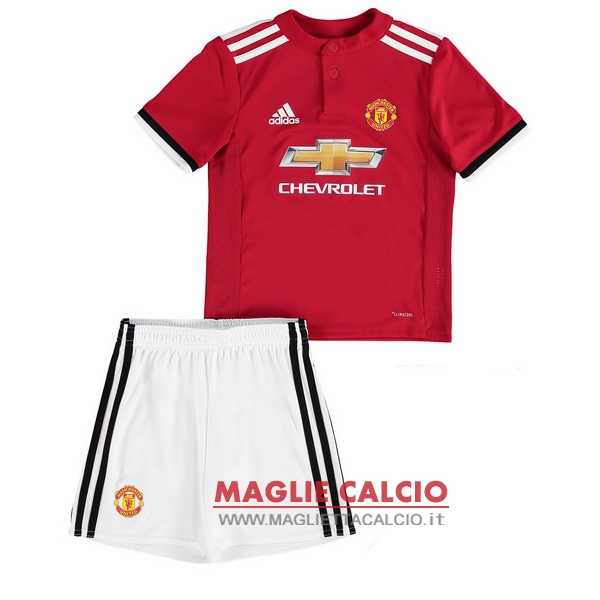 nuova prima maglietta manchester united bambino 2017-2018