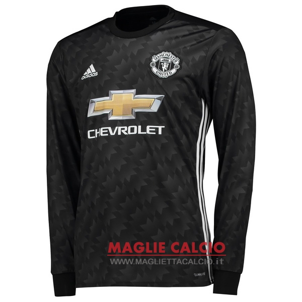 nuova seconda divisione magliette manica lunga manchester united 2017-2018