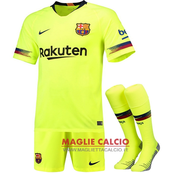 nuova seconda divisione magliette barcelona 2018-2019（pantaloncini+calze）