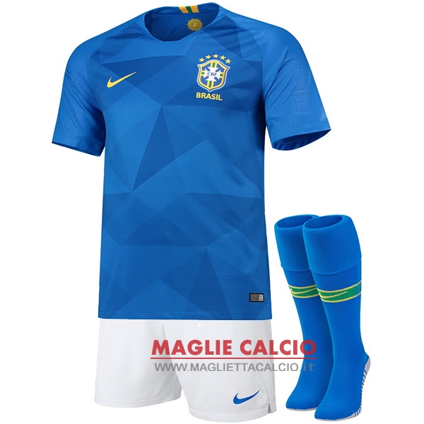nuova seconda divisione magliette brasile 2018（pantaloncini+calze）