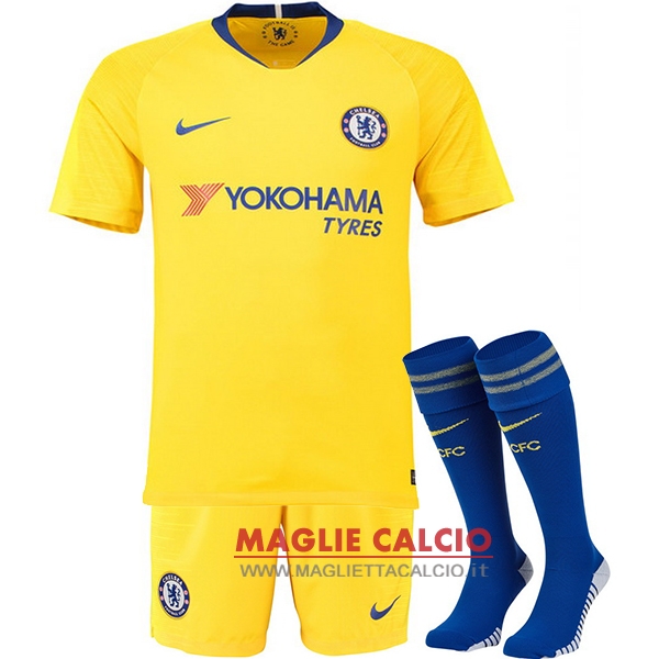 nuova seconda divisione magliette chelsea 2018-2019（pantaloncini+calze）