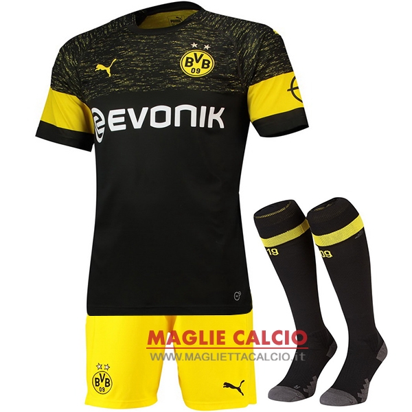 nuova seconda divisione magliette borussia dortmund 2018-2019（pantaloncini+calze）