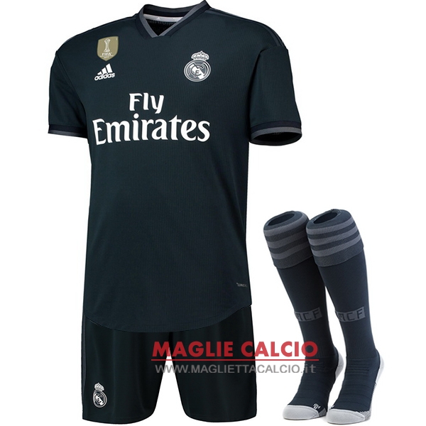nuova seconda divisione magliette real madrid 2018-2019（pantaloncini+calze）