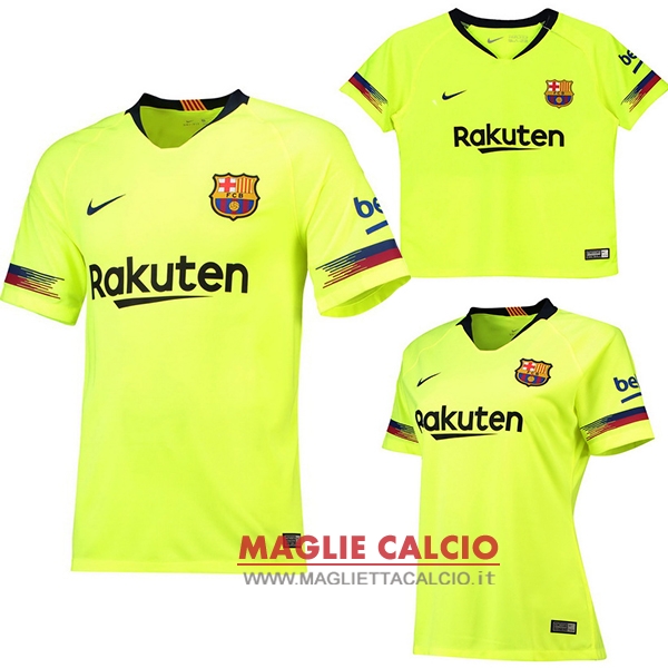 nuova seconda divisione magliette barcelona 2018-2019（donna+bambino）