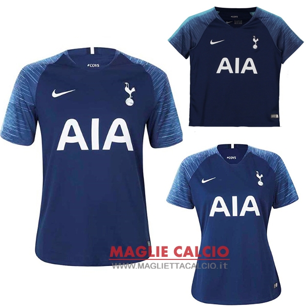 nuova seconda divisione magliette tottenham hotspur 2018-2019（donna+bambino）