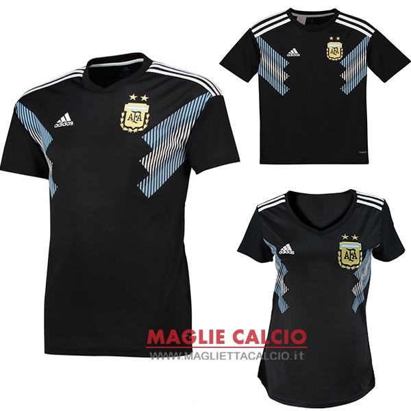 nuova seconda divisione magliette argentina 2018（donna+bambino）