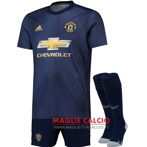 nuova terza divisione magliette manchester united 2018-2019（pantaloncini+calze）