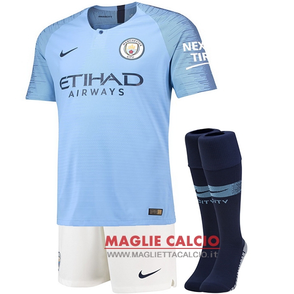 nuova prima divisione magliette manchester city 2018-2019（pantaloncini+calze）