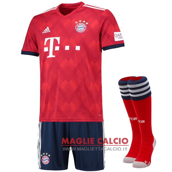 nuova prima divisione magliette bayern munich 2018-2019（pantaloncini+calze）