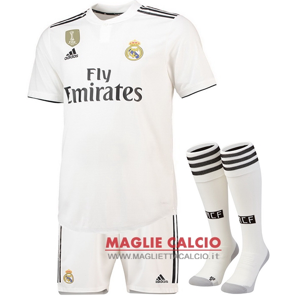 nuova prima divisione magliette real madrid 2018-2019（pantaloncini+calze）