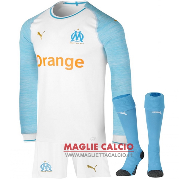 nuova prima divisione magliette manica lunga marseille 2018-2019（pantaloncini+calze）