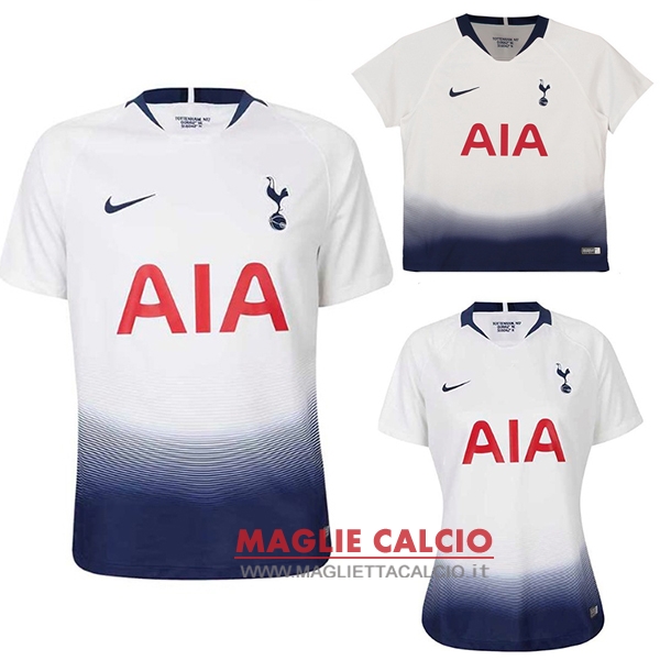 nuova prima divisione magliette tottenham hotspur 2018-2019（donna+bambino）