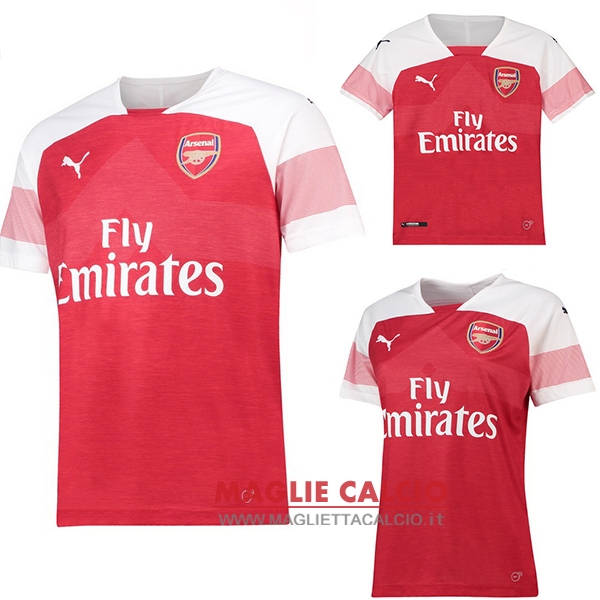 nuova prima divisione magliette arsenal 2018-2019 （donna+bambino）