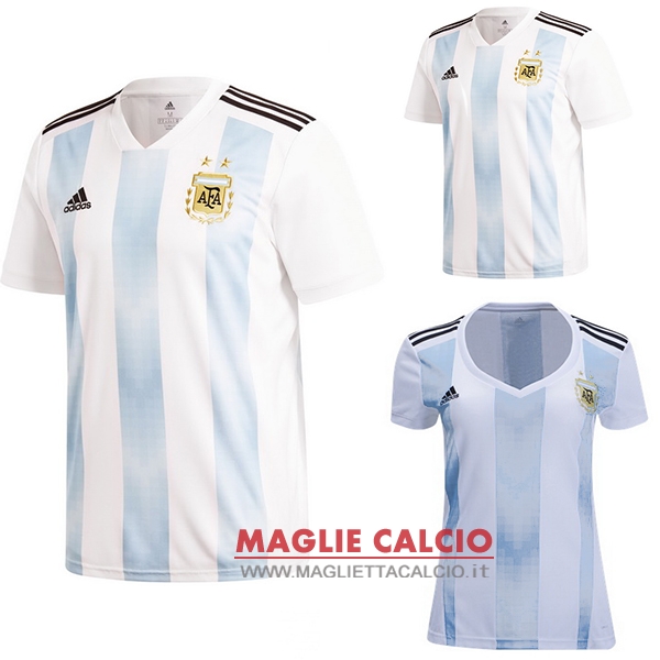 nuova prima divisione magliette argentina 2018（donna+bambino）