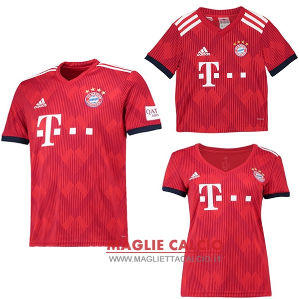 nuova prima divisione magliette bayern munich 2018-2019（donna+bambino）