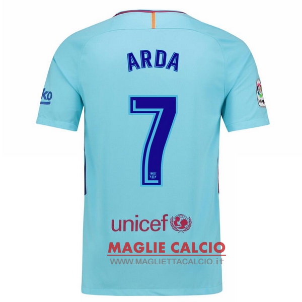 nuova maglietta barcellona 2017-2018 arda 7 seconda