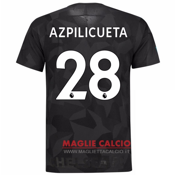 nuova maglietta chelsea 2017-2018 azpilicueta 28 terza