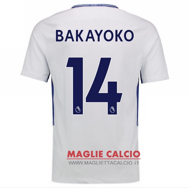 nuova maglietta chelsea 2017-2018 bakayoko 14 seconda