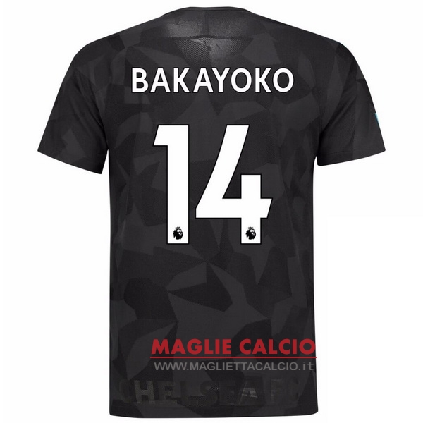 nuova maglietta chelsea 2017-2018 bakayoko 14 terza